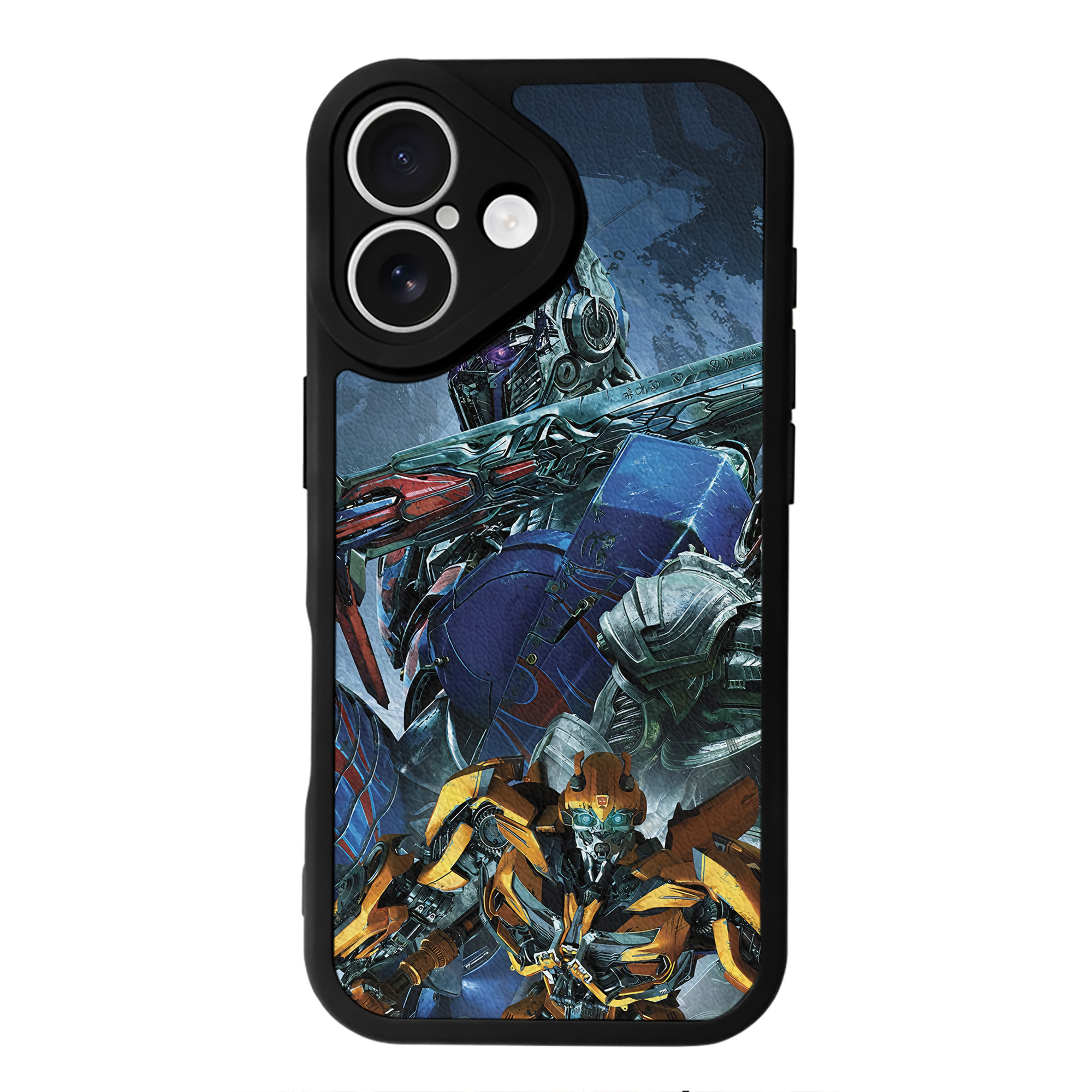 （画像用） Transformers トランスフォーマー 【iPhone 16シリーズ対応】シリコンスマホケース（レザー調） 材質：シリコン